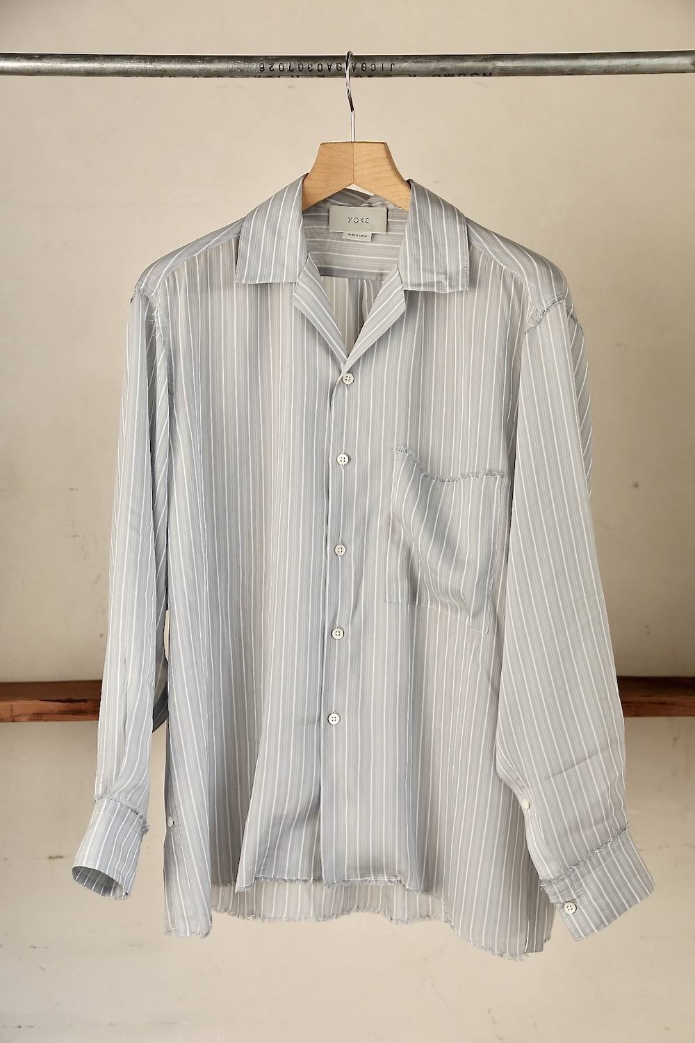 YOKE「OVERSIZED STRIPE SHIRTS」 mark