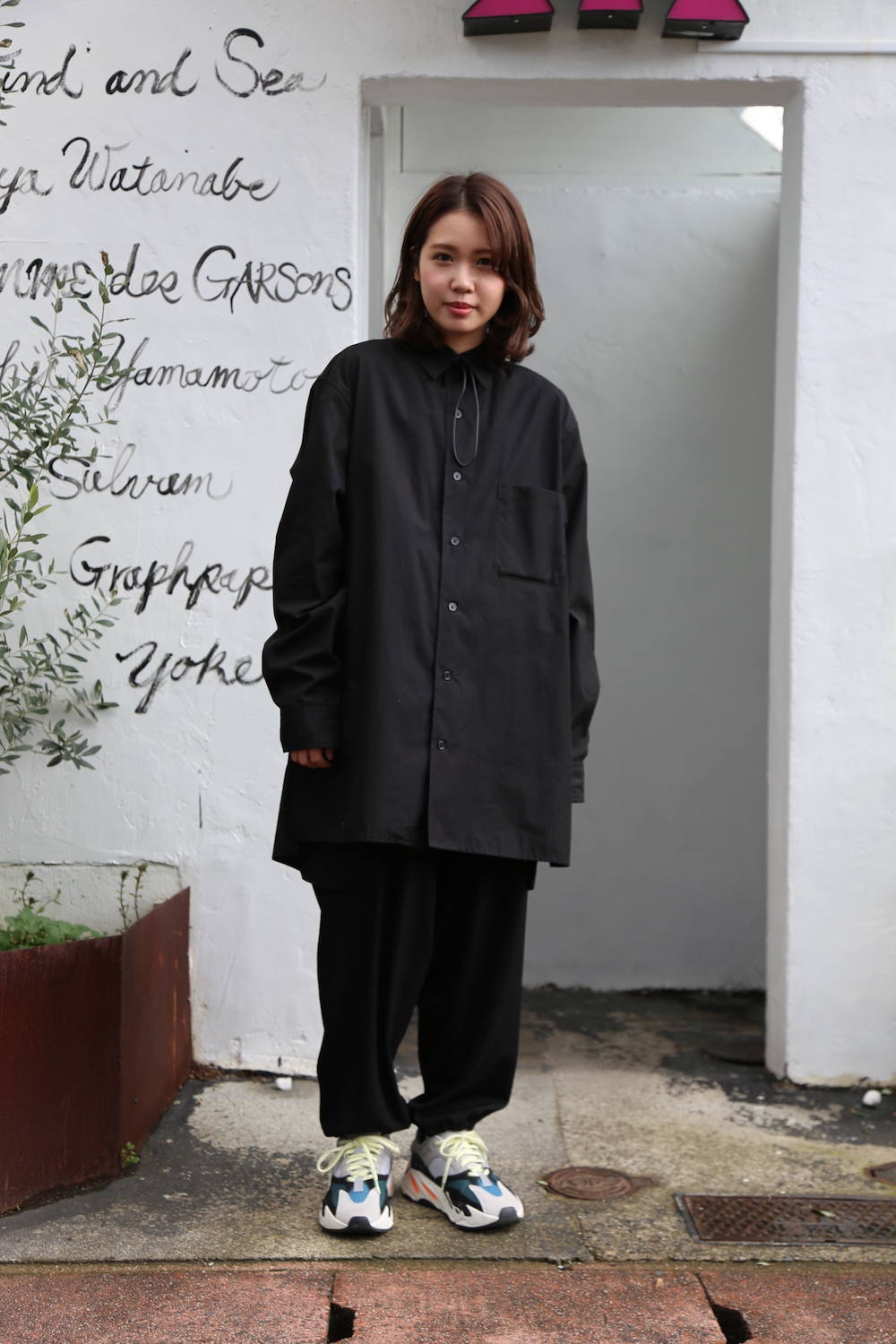 Yohji Yamamoto カーゴリブパンツ Black Style 1 29 741 Mark